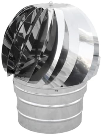 DIANKAMIN 412-483-080 Rauchfänger aus Edelstahl für Schornsteine, 80 mm, mehrfarbig
