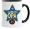 MoonWorks® Kaffee-Tasse Allerbester Opa Geschenk-Tasse Walk Of Fame Bester Großvater schwarz unisize