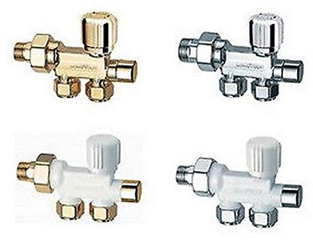 0265 12 Fini chromé Robinet thermostatique monotube 1/2FAR