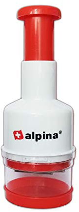 alpina Multihacker - Hachoir à Légumes - Multi-Hachoir - Hachoir Manuel - Coupe-Herbes - Coupe-Oignons - Moulinex
