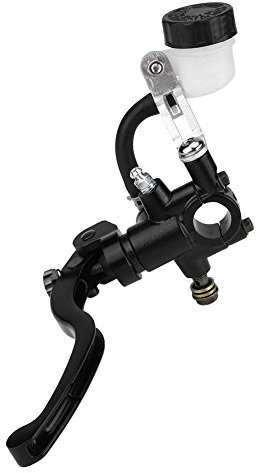 EVGATSAUTO Leva della pompa freno, 7/8 Manubrio idraulico rotondo universale per motocicletta Leva frizione pompa freno 22mm (sinistra/destra)(Sinistra)