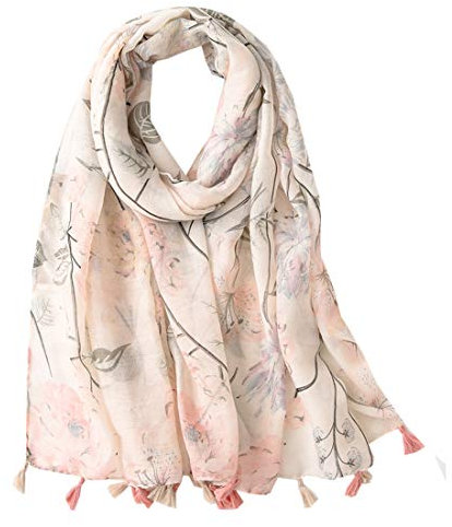 Vellette Femme à la mode pour femmes élégant Echarpe Souple Col Châle Enveloppant Foulard Étole (1-C, One size)