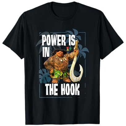 Disney Moana Maui Power Is In The Hook Portrait T-Shirt