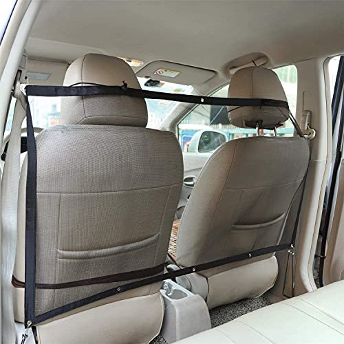 ELAELA Vallas para Perros,Rejilla Perro Coche,Reja Coche Perro Maletero Universal, Mascotas Perros Accesorios,115 x 62 cm