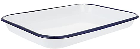 iplusmile Emaille Platte, Instrumententablett Tablett Chirurgische Werkzeuge Halter Eitelkeit Organizer Fach Surgi Instrumente Veranstalter