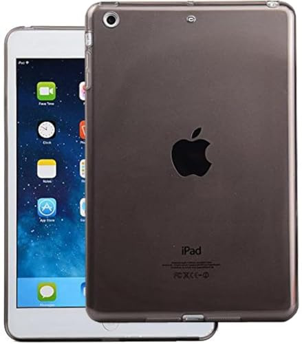 Asgens Funda para iPad Pro de 9,7 pulgadas, color negro transparente, funda de silicona flexible suave TPU a prueba de golpes para iPad Pro de 9,7 pulgadas, modelo A1673, A1674, A1675 (2016)