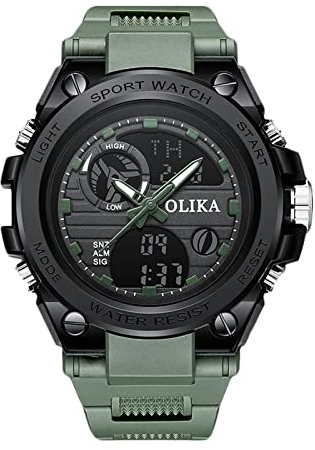 RORIOS Relojes Deportivos para Hombre Digital Militares Relojes con Alarma Multifuncional Cronómetro Militar Relojes de Pulsera para Hombre