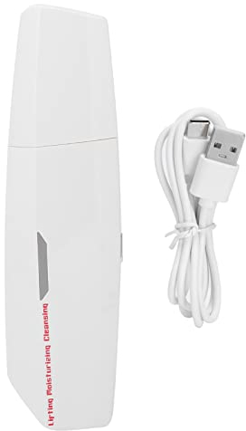 Depurador de piel facial, Depurador de piel facial profesional Depurador facial ultrasónico Espátula Herramienta de elevación de belleza facial para eliminar puntos negros Limpieza profunda facial