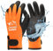 toolant 100% Waaserdichte Arbeitshandschuhe für Herren und Damen, Arbeitshandschuhe Winter für kaltes Wetter, Touchscreen, Warme Thermohandschuhe, Orange, XL