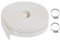 vidaXL Flachschlauch Bewässerungsschlauch Wasserschlauch Industrieschlauch Abwasserschlauch Gartenschlauch mit Schlauchschelle 100 m 1.5 PVC