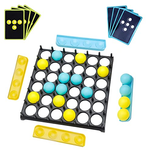 DAWRIS Bounce Off Game, Bouncing Ball Tischspiel,Bounce Off Game Desktop-Hüpfbal Brettspiele Bouncing Ball Brettspiel Family and Party Desktop Bouncing Toy für Kinder, Familie und Party