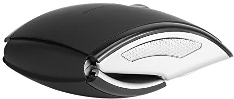 KIMISS ZD 01 2.4G sans Fil, Souris Arc Souris Souris Noire Pliable Ergonomique Pliable avec Récepteur USB pour Ordinateur Portable