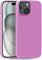 MyGadget Hülle kompatibel mit iPhone 15 - robuste Silikon Schutzhülle TPU Case Slim Silikonhülle Back Cover Ultra Kratzfest Handyhülle matt Rosa Lila