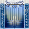 21st Happy Birthday Decorations for Him, Blue Silver 21 Happy Birthday Door Porch Sign Banner Backdround, 21st Banner Bunting Triangle Flags for 21 Party Decorations