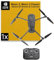 Drohnen Skin, 1 Set, kompatibel mit DJI Mavic 3 und 3 Classic, Black Grain Design, zum Aufkleben, Aufkleber Gesicht Drohne, Drone Sticker, Schutzfolie Tarnung Gehäuse, Klebesticker Außenhülle