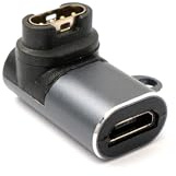 System-S USB 2.0 Adapter Micro B Buchse zu Stecker für Garmin Smartwatch Winkel