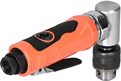 Alloy Steel Pneumatic Air Drill Right Angle Power Air Angular Drilling Machine 1500rpm Elbow Head Manual Tool (European Style)
