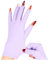 chemotex UV Nail Gloves, Professional UPF50+ Protection UV Gloves for Gel Manicures, Art Skin Care UV Gloves for Gel Nail Lamp, Fingerless Gloves for Protect Hands from Harm, Purple