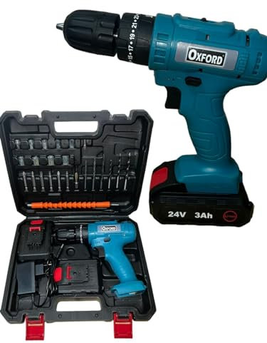 Trapano avvitatore doppia batteria a litio 36V 5ah valigia 24 accessori