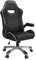 NTENSE Galaxy Gaming Chair with Reclining Ergonomic High Back, Black Faux Leather