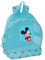Safta MICKEY - Mochila Infantil de Playa, Anti Arena, con Asas, Fácil Limpieza, Ideal para Niños de Diferentes Edades, Cómoda y Versátil, 30,5x18x24 cm, Color Azul