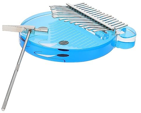 GOOHOCHY 1satz Kalimba Daumenklavier Tasten Tragbares Kinderinstrument Aus Einfacher Zugang Zur Musik Für Bühnenauftritte Und Kristallblauer Elefant Box