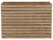 UEV Waschbeckenunterschrank hängend 75cm, Badezimmerschrank mit 2 Schubladen, Soft-Close-System, Unterschranke fürs Bad,Waschplatz, Waschtischunterschrank, Badmöbel für Gäste WC, Natur