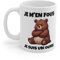 Mug Je m'en Fous, Je suis Un Ours – Tasse Céramique 325ml avec Ours Croisant Les Bras – Cadeau Humour et Attitude Mug Size 11oz