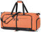 Lekesky Reisetasche Damen 80L Faltbare Reisetasche Weekender Sporttasche mit Schuhfach, wasserdichte Handgepäck Tasche/Sporttasche/Krankenhaustasche (Orange)