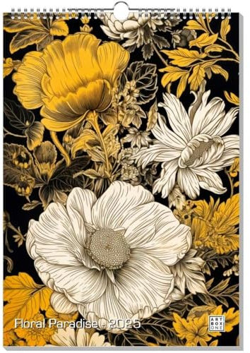 artboxONE Kalender 2025 Floral Paradise Wandkalender A3 2025 Floral - Designkalender Wand