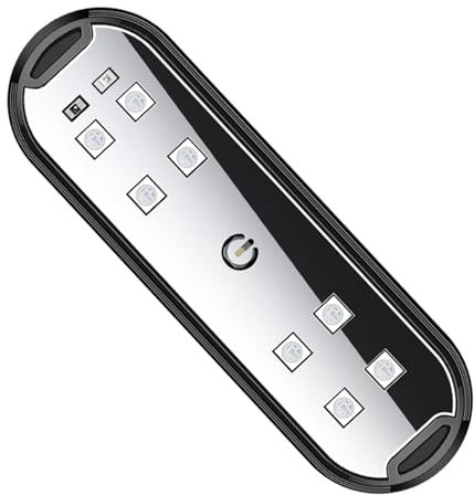Seuils De Porte LED pour Voiture,Feux De Seuil De Porte De Voiture, Lumière De Courtoisie Ambiante sans Fil Rechargeable par USB, Lumière De Courtoisie De Bienvenue