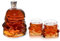 Original Stormtrooper Whiskey Decanter and 2 x Stormtrooper Helmet Glasses, for Whisky, Bourbon, Scotch & Gin, 750ml Decanter with Cork Seal, 300ml Glasses, Star Wars Gifts for Men!