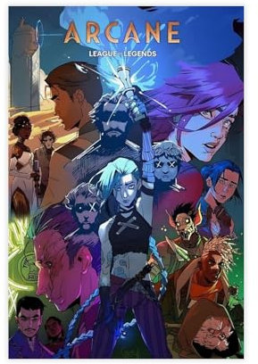 TONFON Arcane Jinx 15 Leinwand-Poster, Schlafzimmer-Dekor, Sportlandschaft, Büro, Raumdekoration, Geschenk, ungerahmt, 30 x 45 cm