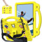 AKABEILA Compatible with Amazon Fire HD 8/HD 8 Plus (2020/2022)/Fire HD 8 2024 Tablet Case, Kids Friendly Universal Lightweight Shockproof Protective Case with Shoulder Strap & Stand Handle Yellow