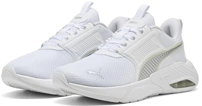 Puma Unisex X-Cell Nova FS Straßen-Laufschuh, White Silver-Apple Spritz, 38 EU, Puma White Puma Silver Apfelspritz, 38 EU