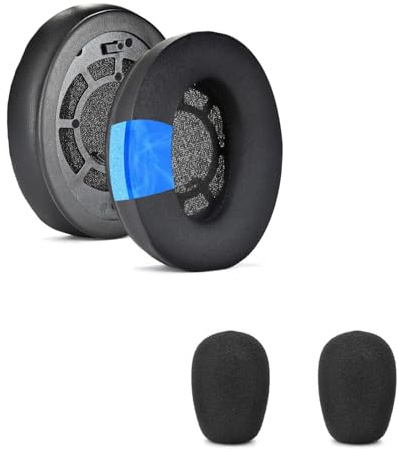 SHOOYIO Cuscinetti auricolari in gel di raffreddamento per microfono per cuffie per migliorare il comfort del microfono in schiuma