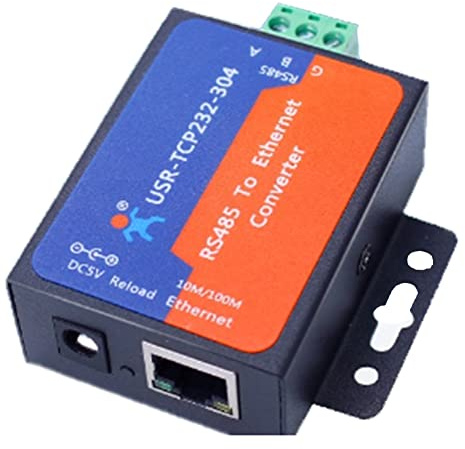 Jaywool 1 Stück Modbus Serial Port RS485 zu Ethernet Converter Module Adapter -TCP232-304 Datenübertragung DHCP/Unterstützt