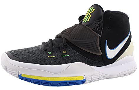 Nike Herren Kyrie 6 Sneaker, Negro/Blanco-Soar-Dynamic Yellow, 42 EU