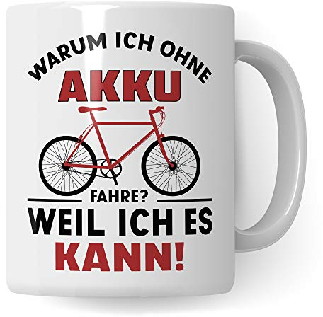 Pagma Druck Fahrrad Tasse lustig, Geschenk Fahrradfahrer Männer, Becher Fahrradmotiv Fahrräder, Rennrad Mountainbike Fahrrad Geschenkideen lustig Radsport Radfahren Radfahrer Kaffeetasse