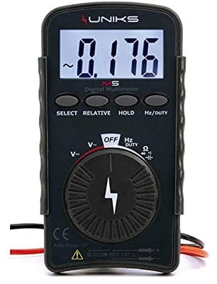 uniks M5 multimetro digitale tascabile IEC/EN 61010-1 CAT III 500V
