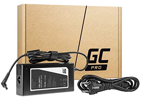 GC PRO Power Supply for MSI GT60 GT70 GT680 GT683 Asus ROG G75 G75V G75VW G750JM G750JS Laptop Charger with Power Cable (19V 9.5A 180W)