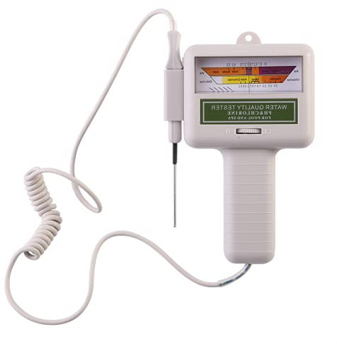 PH-Tester pool messgerät chlor und ph digital Chlormessgerät, Monitor, Chlor-PH-Messgerät, 2-in-1-Wasserqualitätstester für Schwimmbäder, Hydrokulturen, Pools, Produits de mesure