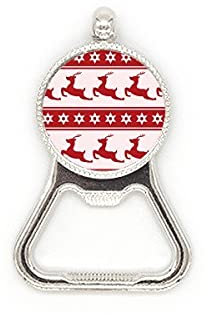 Mass Flaschenöffner, Elch-Stern, Rot, Festival-Design, Metall, Edelstahl