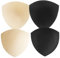 Sibba 2 Paar BH-Pads Damen Triangel BH Pads Einlagen Herausnehmbare Push Up Sport BH Cups Ersatz für Bikini Top Badeanzug für B/C Cup, Hautton/Schwarz, Einheitsgröße
