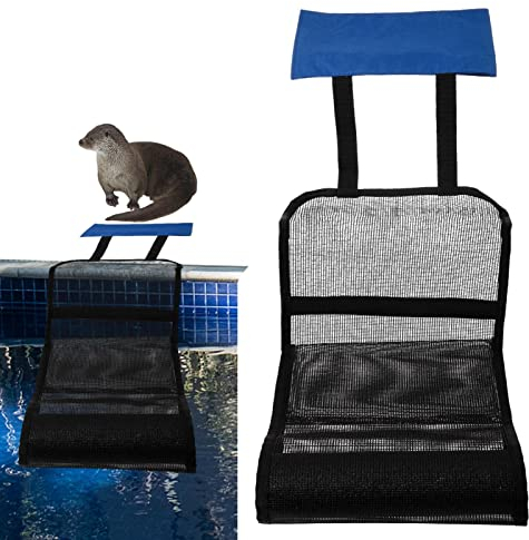Tierrettende Fluchtrampe Für Pool, Fluchtnetz Für Lebewesen, Schwimmende Rampe Für Rettungsbecken, Schwimmbad-Tierschutz Aus Oxford-Stoff, Zum Retten Von Lebewesen, Fröschen, Kröten, Mäusen Und Vögeln