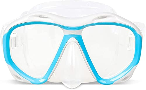 Vollgesichtsmaske Tauchen Schnorchelmaske Professionelle Tauchmasken Schutzbrillen Wassersport Schnorchelausrüstung Unterwasser Erwachsene oder Kinder Schwimmbrille (Blau) Feito NA China