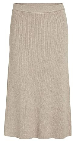Vila Damen Vicomfy A-line Knit Skirt- Noos Rock (1er Pack)
