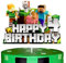 YOOYEH 1 PCS 4th Party Cake Toppers, Cartoon Movie Themed Happy Birthday Party Supplies Decorations for Boys Girls Decorations (4th)