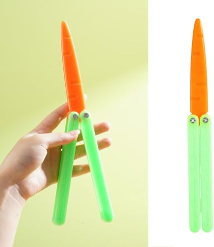 Glow in The Dark Turnip Knife Toy, Carrot Knife, Fluorescent 3D Printing Fidget Toy for Anxiety Stress Relief