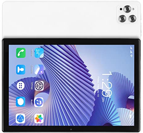 Diyeeni Tablet Octa Core FHD da 10,1 Pollici, 8 GB di RAM, 256 GB di Rom, Doppia Fotocamera, Batteria da 7000 mAh, con Tastiera BT, 4G LTE (Spina Europea)